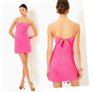 Lilly Pulitzer Shelli Eyelet Summer Dress Size 0